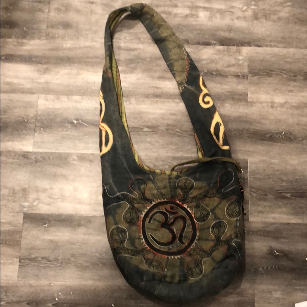 Green Boho Satchel